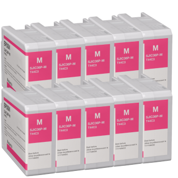 Epson C6000 / C6500 Tintenkartusche magenta 10er Set